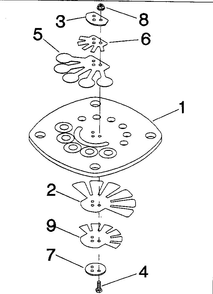 Part Location Diagram of 97511059 Ingersoll Rand Nut m3